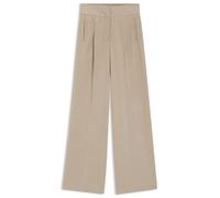 Stoffhose BOSS ORANGE "Tarima Premium Damenmode", Damen, Gr. 42, N-Gr, rust, copper 222, Web, Obermaterial: 75% Viskose, 25% Polyester, unifarben, lang, Hosen Stoffhose, Straight Leg, mit Gummizug (10