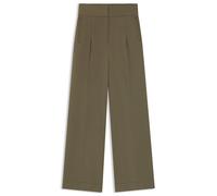 BOSS Straight-Fit Hose mit Bundfalten - Style C_Tarima, 50558096 Dunkelgrün 36