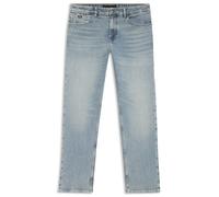 BOSS Straight Fit Jeans aus Baumwoll-Mix Modell 'C-OGDEN' in Blau, Größe 36/32