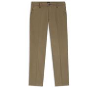 BOSS Straight-Fit Twill-Hose aus Baumwoll-Mix - Style C-Kent, 50551426 Hellbraun 32/30