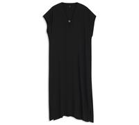 BOSS Strand-Kaftan in Crinkle-Optik mit V-Ausschnitt und Double-B-Monogramm-Schließe - Style Double B_Kaftan, 50557042 Schwarz S