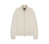 BOSS Strick-Cardigan aus Baumwolle mit Logo-Stickerei - Style Upalano-L, 50556345 Natur XXL