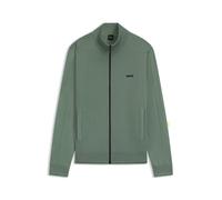 BOSS Strick-Cardigan aus Stretch-Gewebe mit strukturierter Vorderseite - Style KN_League FZ, 50547505 Grün XL