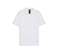 BOSS Strick-Poloshirt aus Baumwoll-Mix mit Bodymapping-Struktur - Style KN_Momentum-Lite PS, 50558353 Weiß XXL