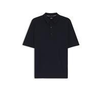 Kurzarmpullover BOSS "Nolano", Herren, Gr. M, dunkelblau404, Strick, Obermaterial: 100% Schurwolle, unifarben, regular fit hüftbedeckend, Rippbündchen, Pullover, aus Schurwolle, Polokragen (90692405-M