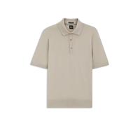 BOSS Strick-Poloshirt aus Schurwolle - Style H-Nolano, 50560485 Hellbeige XL
