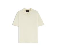 BOSS Strick-Poloshirt aus Seide mit gerippter Struktur - Style L-Lagone, 50565532 Hellgelb XXL