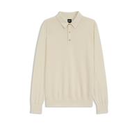 BOSS Strick-Poloshirt aus Woll-Mix mit verschiedenen Strukturen - Style H-Hincognito_IN, 50564604 Natur S