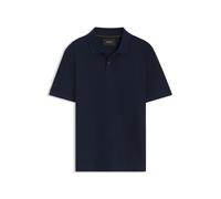 BOSS Strick-Poloshirt aus zweifarbiger Baumwolle - Style L-Perry 148, 50570027 Dunkelblau M