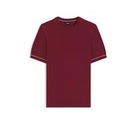 BOSS Pullover aus Baumwoll-Mix mit horizontalem Streifen - Style H-Nalon, 50560482 Rot S