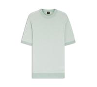BOSS Strick-T-Shirt aus Baumwoll-Mix - Style Kantonio, 50558743 Hellgrün S