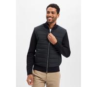 BOSS Strickjacke mit Schurwolle Herren schwarz, L