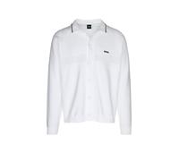 BOSS Herren Strickjacke KN_MEMBER, weiss, Gr. XXL