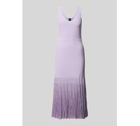 BOSS Strickkleid aus Rippstrick in Flieder, Größe XL