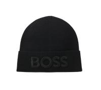 Boss Strickmütze Akaio, Schwarz