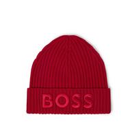 BOSS Strickmütze aus Schurwolle Damen rot, ONE SIZE