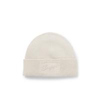 BOSS Strickmütze mit Logo-Stickerei - Style Landrenia_hat, 50558673 Natur ONESI