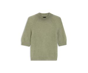BOSS Strickpullover aus Alpaka-Mix mit Rippstrick - Style Fewe, 50564437 Hellgrün XL
