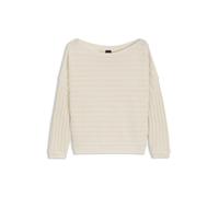 BOSS Strickpullover aus Baumwoll-Mix mit verschiedenen Strukturen - Style Fleminda, 50543049 Natur M