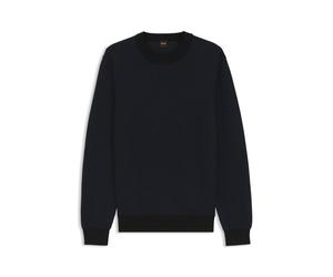 BOSS Strickpullover aus Baumwoll-Mix - Style Aspoki, 50533785 Schwarz L