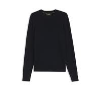 BOSS Strickpullover aus Seide mit saisonalem Muster - Style L-Fabrizio, 50570764 Dunkelblau XXXL