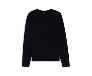 BOSS Strickpullover aus Woll-Mix mit Seide und Kaschmir - Style L-Overo, 50544808 Dunkelblau XL