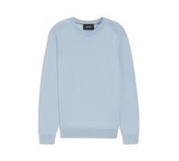 BOSS Strickpullover aus Woll-Mix mit Seide und Kaschmir - Style L-Overo, 50544808 Hellblau XXL