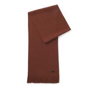BOSS Strickschal aus Schurwolle mit Logo-Detail - Style Albas, 50495340 Braun ONESI