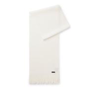 BOSS Strickschal aus Schurwolle mit Logo-Detail - Style Albas, 50495340 Natur ONESI