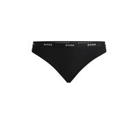 BOSS String aus Stretch-Jersey mit Logo am niedrigen Bund - Style THONG CI, 50502752 Schwarz XL