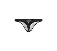 BOSS String mit Ajour-Details und Double-B-Monogramm-Besatz - Style THONG EYELET, 50540420 Schwarz XL