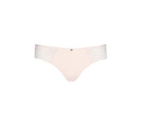 BOSS Slip aus Spitze mit plissiertem Mesh und goldenem Anhänger - Style THONG_BLOSSOM, 50556195 Hellrosa XL