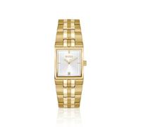 BOSS Strivo goldfarbene Uhr mit Streifen-Detail - Style STRIVO, 58733308 Goldfarben ONESI