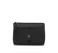 BOSS Strukturierte Umhängetasche aus Twill mit Logo-Riemen - Style B_Icon_Flap Messen, 50572823 Schwarz ONESI