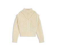 BOSS Strukturierter Strickpullover aus Alpaka und Schurwolle - Style C_Fasta, 50548951 Natur XS