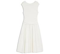 BOSS Strukturiertes Jersey-Kleid mit Popeline-Rock - Style Estruci, 50565542 Weiß XS