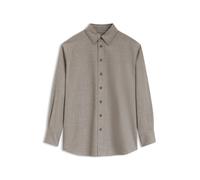 BOSS Strukturiertes Relaxed-Fit Overshirt aus Schurwoll-Mix - Style Saturday8, 50574966 Beige gemustert 34