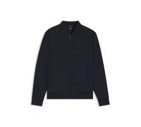 BOSS Sweatjacke aus Baumwoll-Mix mit Reißverschluss und gepolsterter Vorderseite - Style H-Skiles 100, 50532767 Dunkelblau L