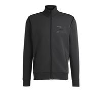 BOSS Sweatjacke aus Baumwoll-Mix mit Reißverschluss und Logo-Artwork - Style Skaz Tape, 50530036 Dunkelgrau S