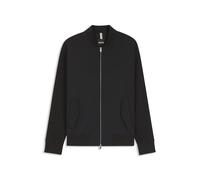 BOSS Sweatjacke aus merzerisierter Baumwolle mit Reißverschluss und Double-B-Monogramm - Style C-Skiles 98, 50557853 Schwarz M