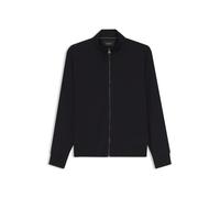 BOSS Sweatjacke aus Woll-Mix mit Stehkragen und durchgehendem Reißverschluss - Style L-Smith 137, 50565069 Dunkelblau XXL