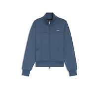 BOSS Sweatjacke mit Kontrast-Logo - Style Erena, 50544177 Blau S
