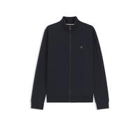 BOSS Sweatjacke mit Reißverschluss und Aufnäher mit Double-B-Monogramm - Style C-Siza 01, 50523916 Dunkelblau M