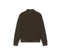 BOSS Sweatjacke mit Reißverschluss und gepolsterter Vorderseite - Style H-Skiles 100, 50532767 Dunkelgrün M