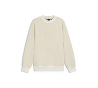 BOSS Sweatshirt aus angerauter Baumwolle mit kontrastierenden Bündchen - Style C-Soleri 102, 50549069 Natur XXL