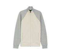 BOSS Sweatshirt aus Baumwoll-Mix mit kontrastfarbenen Paspeln - Style SW_Join Skaz, 50553566 Weiß / Grau XXXL