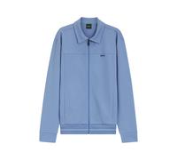 BOSS Green Loose Fit Langarmbluse aus reiner Viskose Modell 'AFFETTO' in Ocean, Größe L