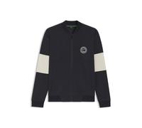 BOSS Sweatshirt aus Baumwoll-Mix mit Tennis-Logo - Style SW_Join FZ, 50553667 Dunkelblau M