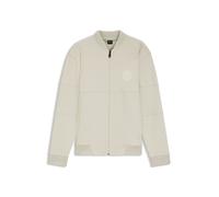 BOSS Sweatshirt aus Baumwoll-Mix mit Tennis-Logo - Style SW_Join FZ, 50553667 Natur XXXL