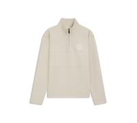 BOSS Sweatshirt aus Baumwoll-Mix mit Tennis-Logo - Style SW_Join QZ, 50553686 Natur XL